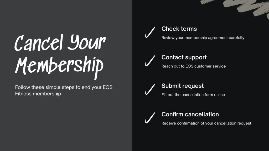 Step-by-Step Guide to Cancel Your EOS Fitness Membership