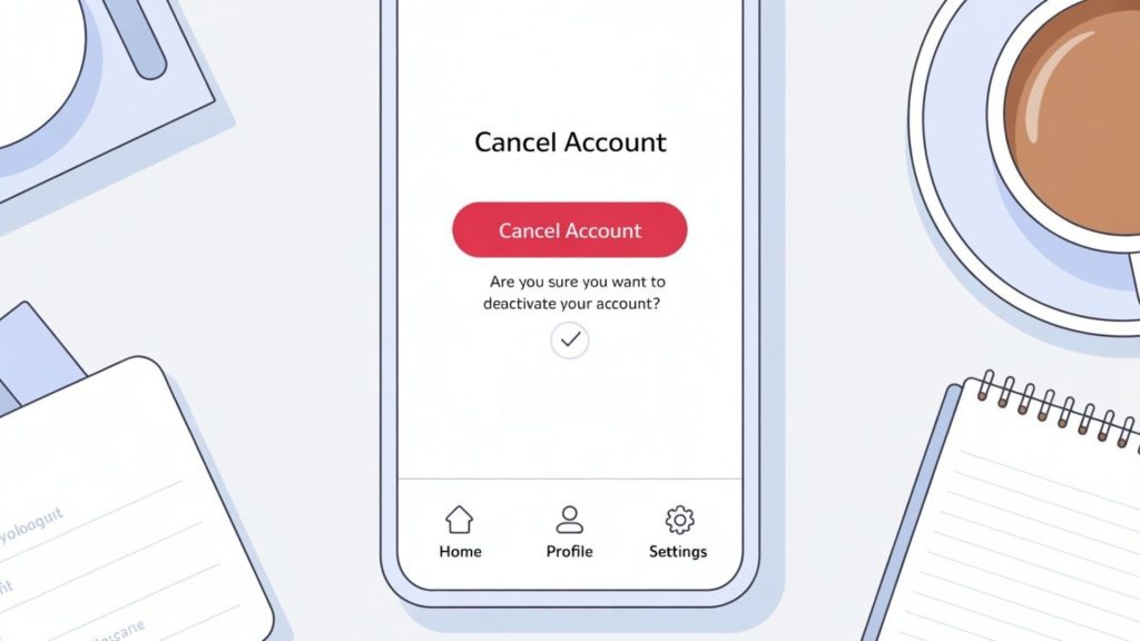 Steps to Close Your Self Account