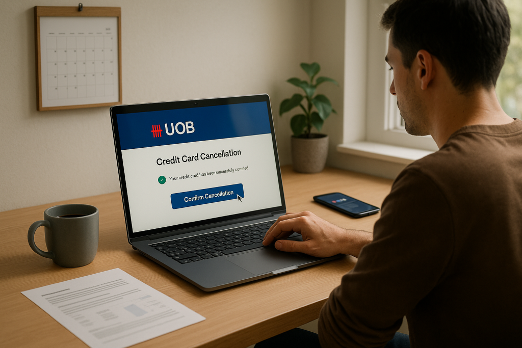 Cancelling Your UOB Credit Card Online
