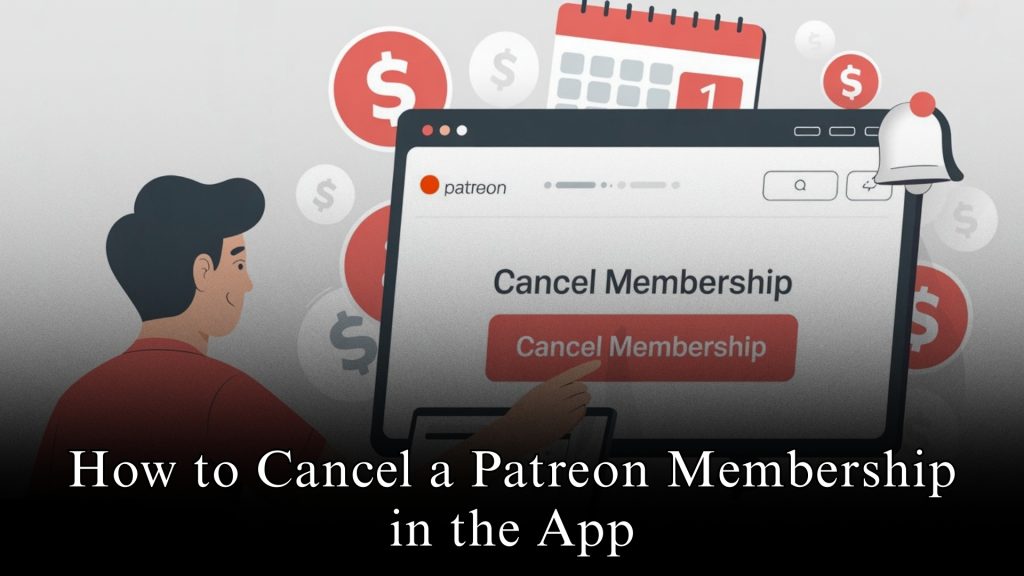 How to Cancel a Patreon Membership in the App