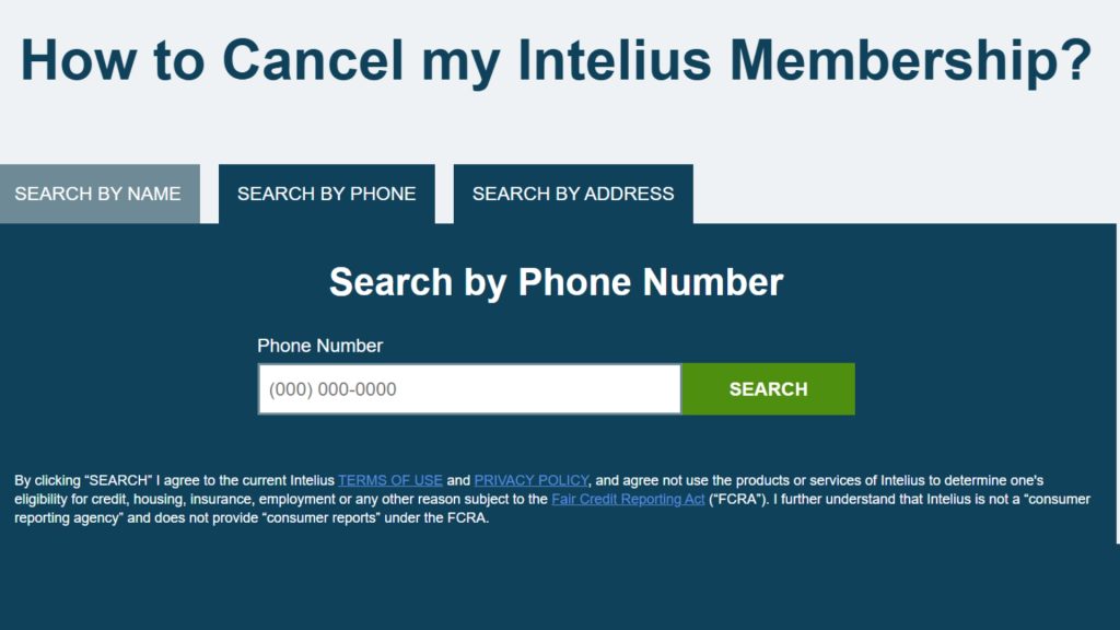 How to Cancel PCH Intelius Subscription On Call?